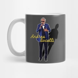 andrea bocelli singing Mug